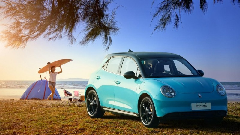 配備專屬“賽里木湖藍”車色 歐拉好貓周年紀念版出